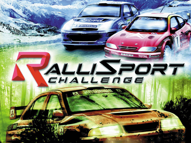 Rallisport Challenge title screen for Xbox